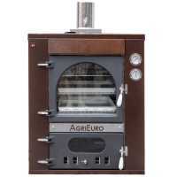Forno a legna da incasso Medius 80 Deluxe INC INOX - Smalto ramato