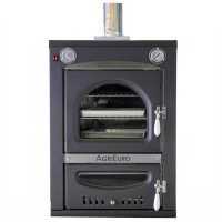 Forno a legna da incasso Nuovo Minimus 50 Inc in acciaio - 3 piani