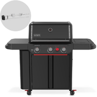 Weber Genesis E-330WR Stealth - Barbecue a gas - Con girarrosto