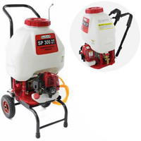 GeoTech SP 300 2T - Pompa irroratrice a scoppio - A spalla + trolley - 2 tempi miscela