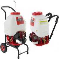 GeoTech SP 300 4T - Pompa irroratrice a scoppio - A spalla + trolley - 4 tempi benzina