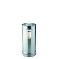 Prolunga canna fumaria cm 50 in acciaio inox Ø 13 cm per Forni a legna