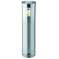 Prolunga canna fumaria da 100 cm in acciaio inox &Oslash; 13 cm x Forni a legna