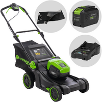 Greenworks GD48LM41II - Tagliaerba a batteria - 48V/4Ah - Taglio 41 cm