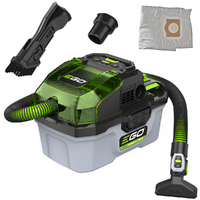 Ego WDV 0300E - Aspirasolidi e liquidi a batteria - Bidone 12L - 56V - SENZA BATTERIA E CARICABATTERIA