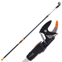 Fiskars UPX96 - Forbicione da potatura telescopico professionale - 240/400 cm - 2 Posizioni di taglio