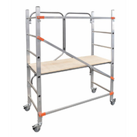 Gierre Flecto - Trabattello in alluminio - Pieghevole - Altezza 1.95 m