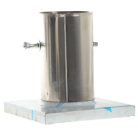 Cappa Inox con valvola diametro 13