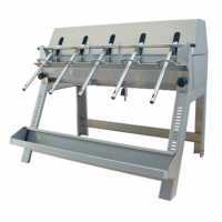 Enotecnica Pillan 5B INOX - Riempitrice manuale a 5 attacchi con beccucci serbatoio e struttura in acciaio inox