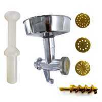 Kit Torchio Pasta OM45001 per New O.M.R.A. Miniprofessional con pestello e tre trafile