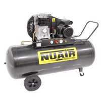 Nuair B 3800B/3M/270 TECH - Compressore aria elettrico monofase a cinghia - Motore 3 HP - 270 lt