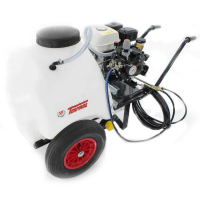 Kit motopompa irrorazione con gancio Comet APS41/Honda GP160 con carrello e serbatoio 120L