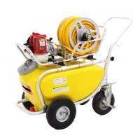 GeoTech SP 1050 2S ALU - Pompa irroratrice a scoppio carrellata - 2 tempi a miscela