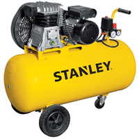 Stanley B 345/10/100T - Compressore aria elettrico trifase a cinghia - Motore 3 HP - 100 lt