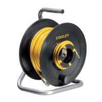 Avvolgitubo STANLEY con 20 mt di tubo in pvc per aria compressa - Stanley