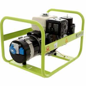 Pramac E 8000 - Generatore di corrente 5,4 kW monofase a benzina - Con motore Honda GX 390