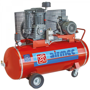 Compressore aria a cinghia Airmec CR 305 motore elettrico trifase - serbatoio lt 270