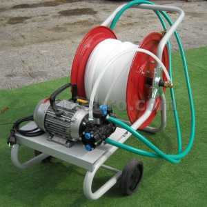 Motopompa irrorazione elettrica con carrello pompa Comet MC 18 motore monofase