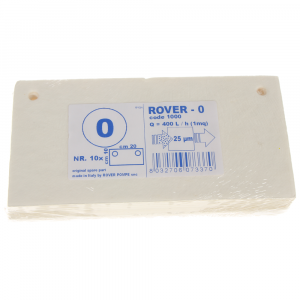 tipo 0 - Nr. 10 cartoni filtranti Rover per pompe con filtro Pulcino