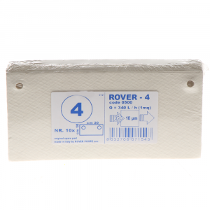tipo 4 - Nr. 10 cartoni filtranti Rover per pompe con filtro Pulcino