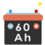 Batteria da 60 Ah (60 ampere)